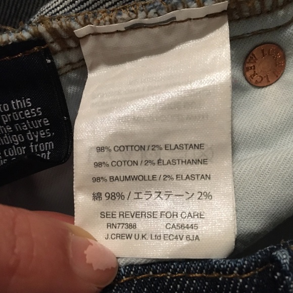 J.Crew Denim Skirt Raw Hem (23P) - Picture 4 of 9